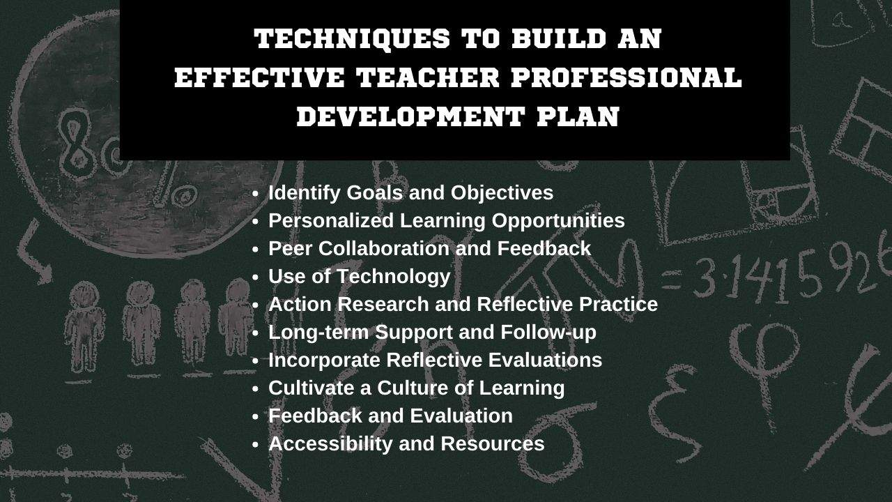 for teachers professional development goals